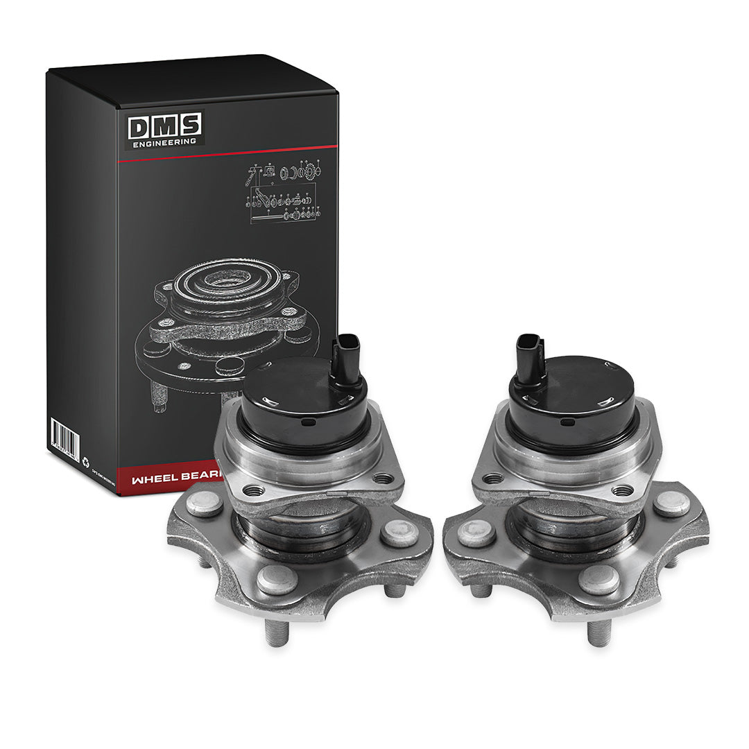 Toyota Corolla E120 ABS (2001 - 2007) Rear Wheel Bearing Hubs LH + RH