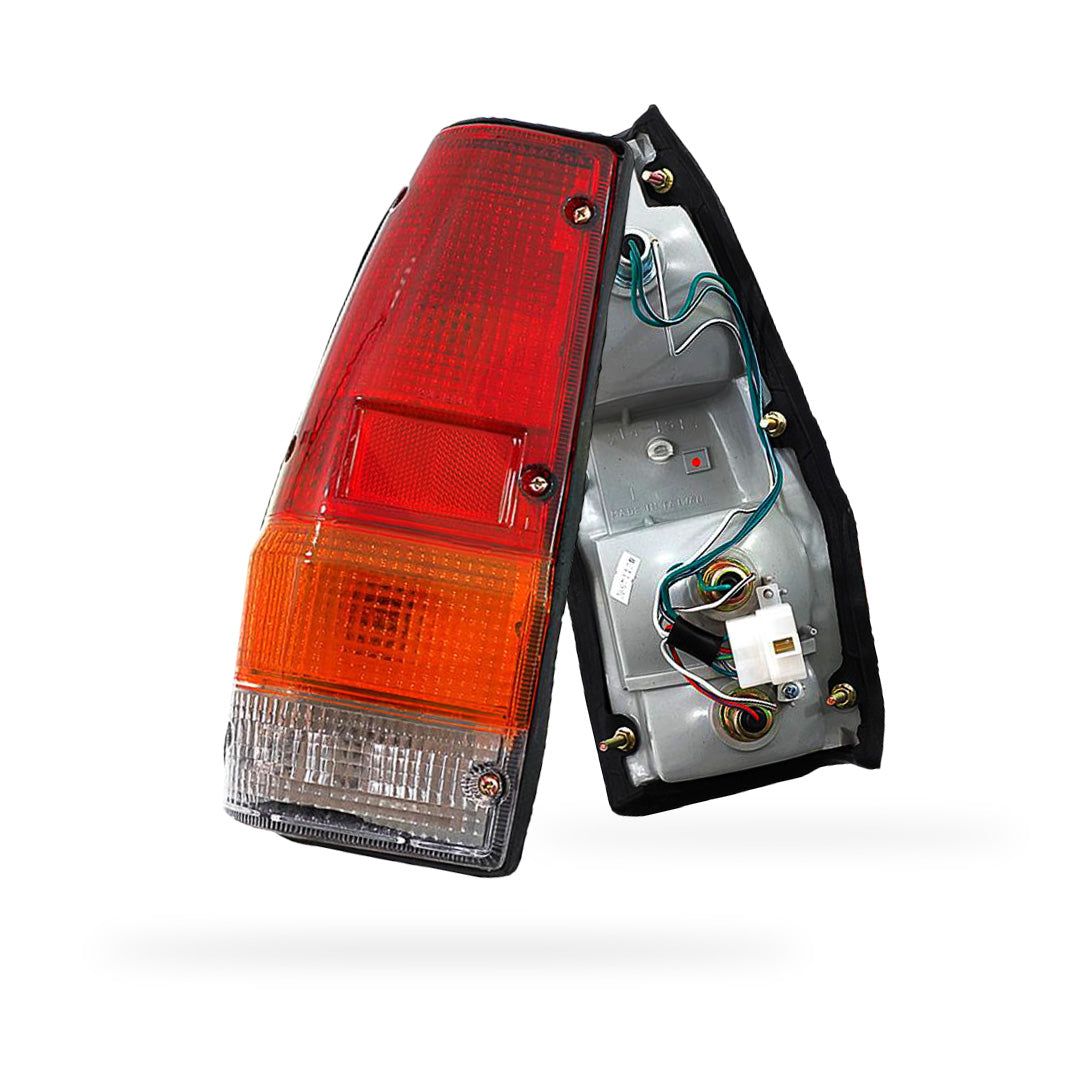 Mitsubishi L200 Express MD (1984 - 1986) Red / Amber / Clear OEM Style Tail Lights LH + RH
