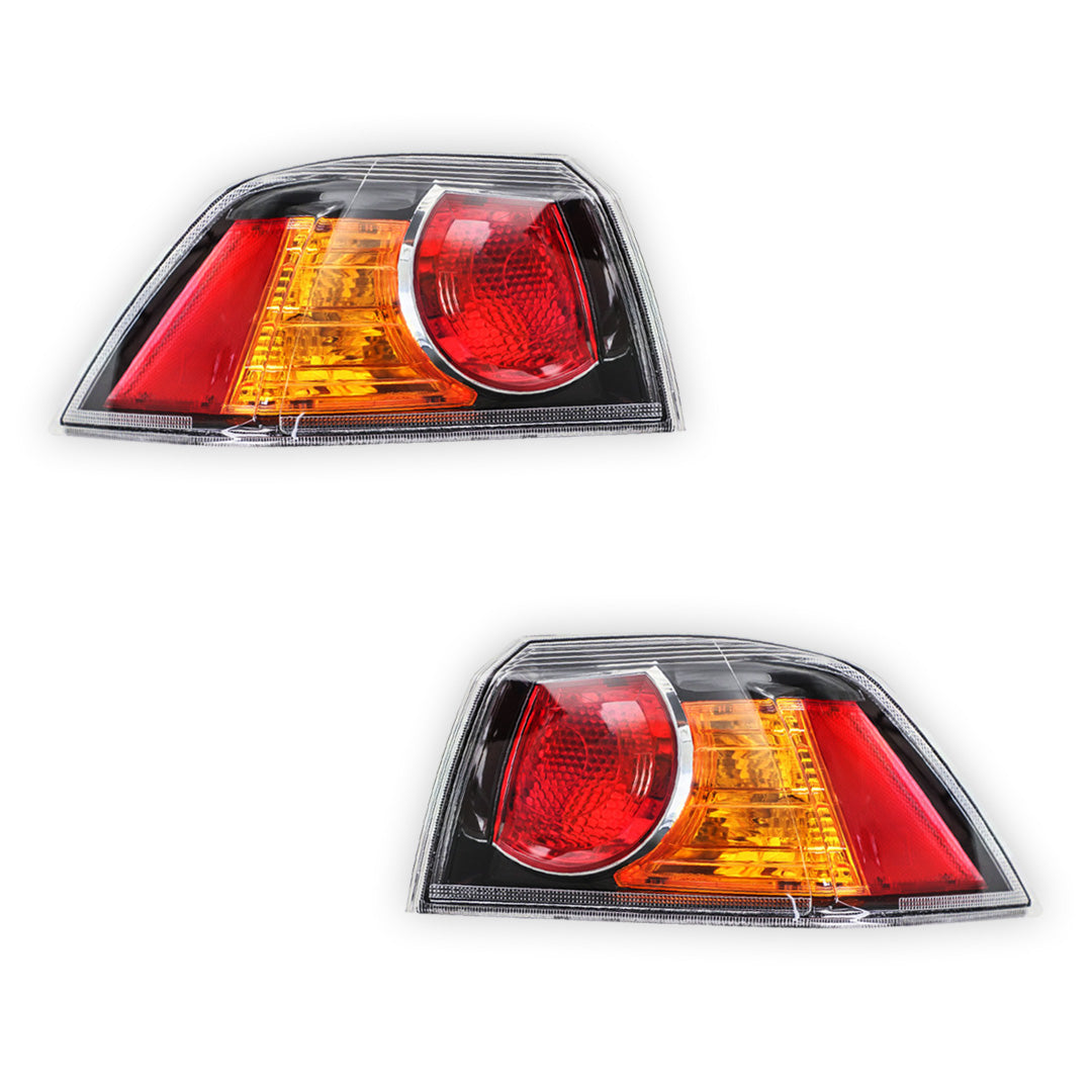 Mitsubishi Lancer CF (2015 - 2017) Black OEM Style Tail Lights LH + RH