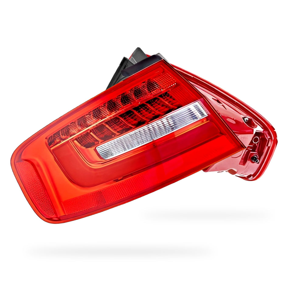 Audi A4 B8 (2007 - 2015) Genuine Red / White LED Tail Lights LH + RH