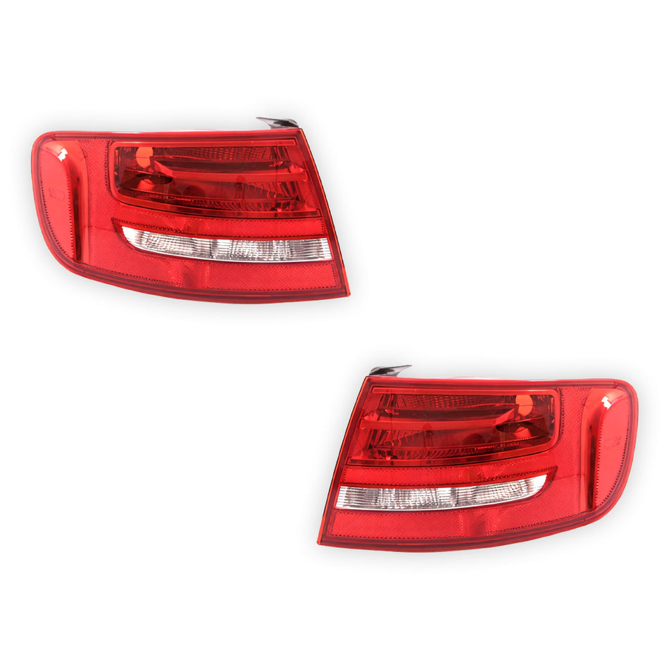 Audi A4 B8 (2007 - 2011) Halogen Outer OEM Style Tail Lights LH + RH