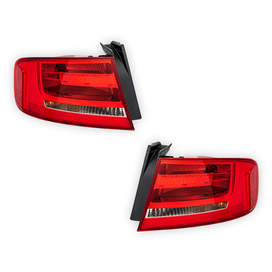 Audi A4 B8 (2007 - 2011) Genuine Red Tail Lights LH + RH