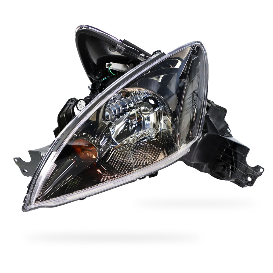 Mitsubishi Lancer CH (2004 - 2006) Chrome / Black OEM Style Headlights LH + RH