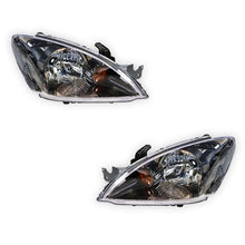 Mitsubishi Lancer CH (2004 - 2006) Chrome / Black OEM Style Headlights LH + RH