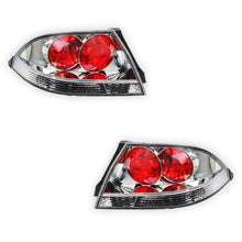 Mitsubishi Lancer CH (2004 - 2006) Clear / Red Halogen OEM Style Tail Lights LH + RH