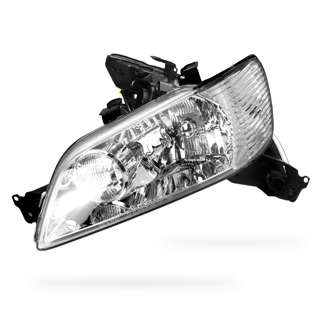 Mitsubishi Lancer CG (2002 - 2003) Clear / Chrome OEM Style Headlights LH + RH