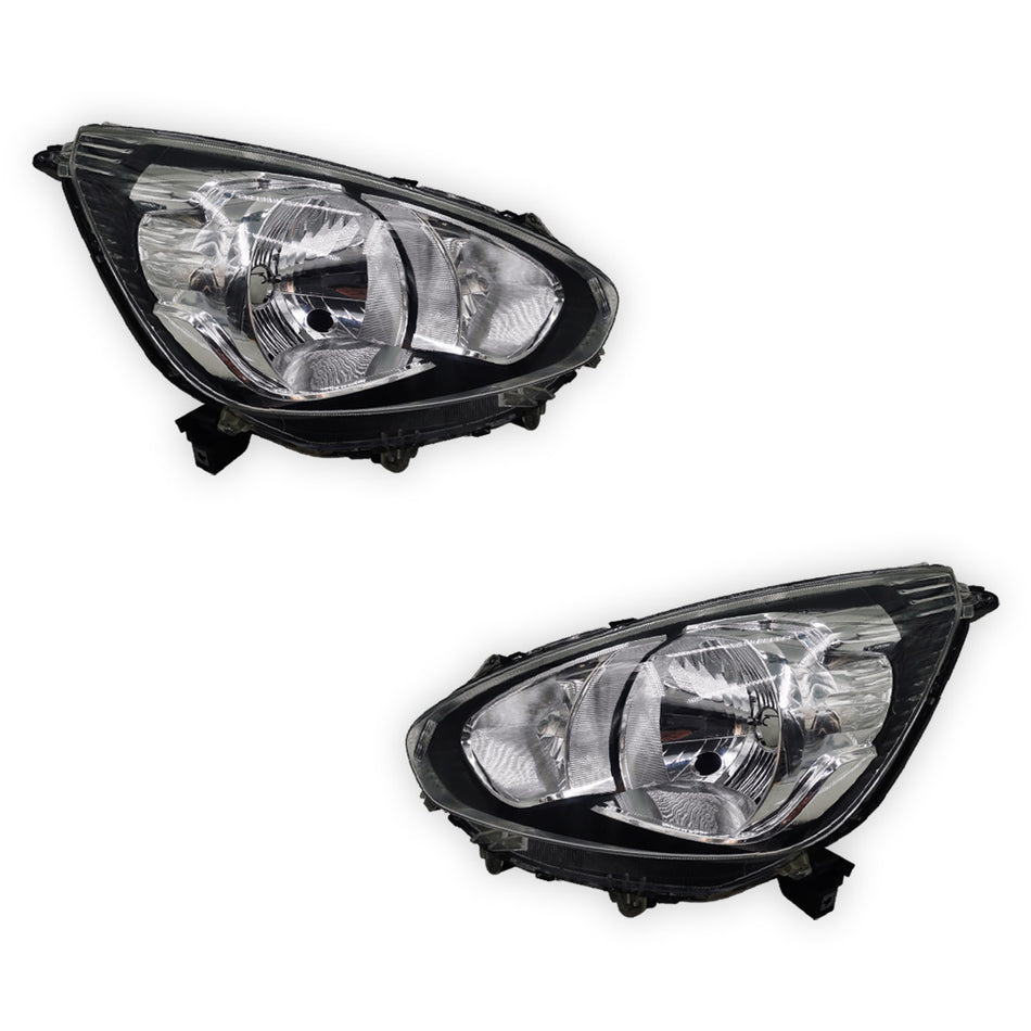 Mitsubishi Mirage LA (2016 - 2020) Halogen OEM Style Headlights LH + RH