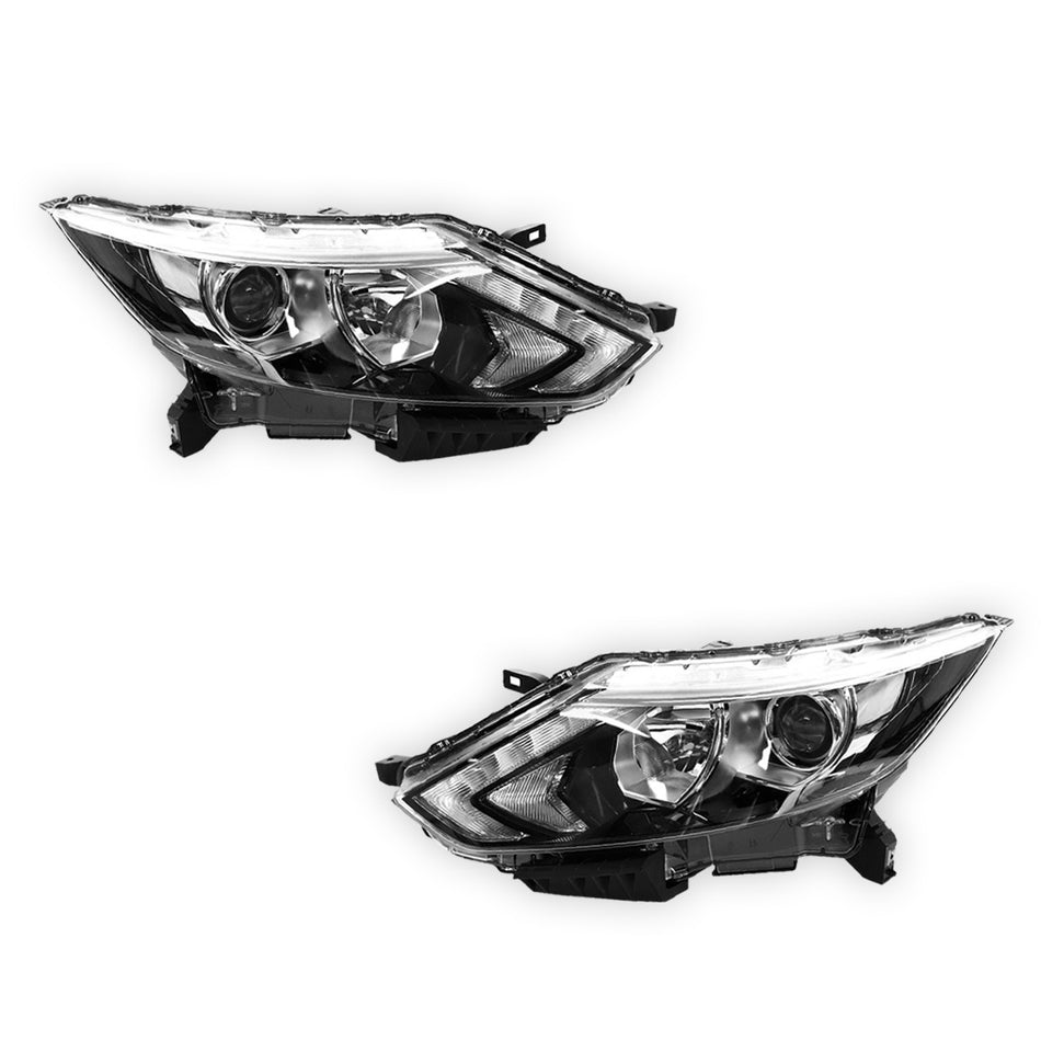 Nissan Qashqai J11 Series 1 (2014 - 2017) Genuine Headlights LH + RH