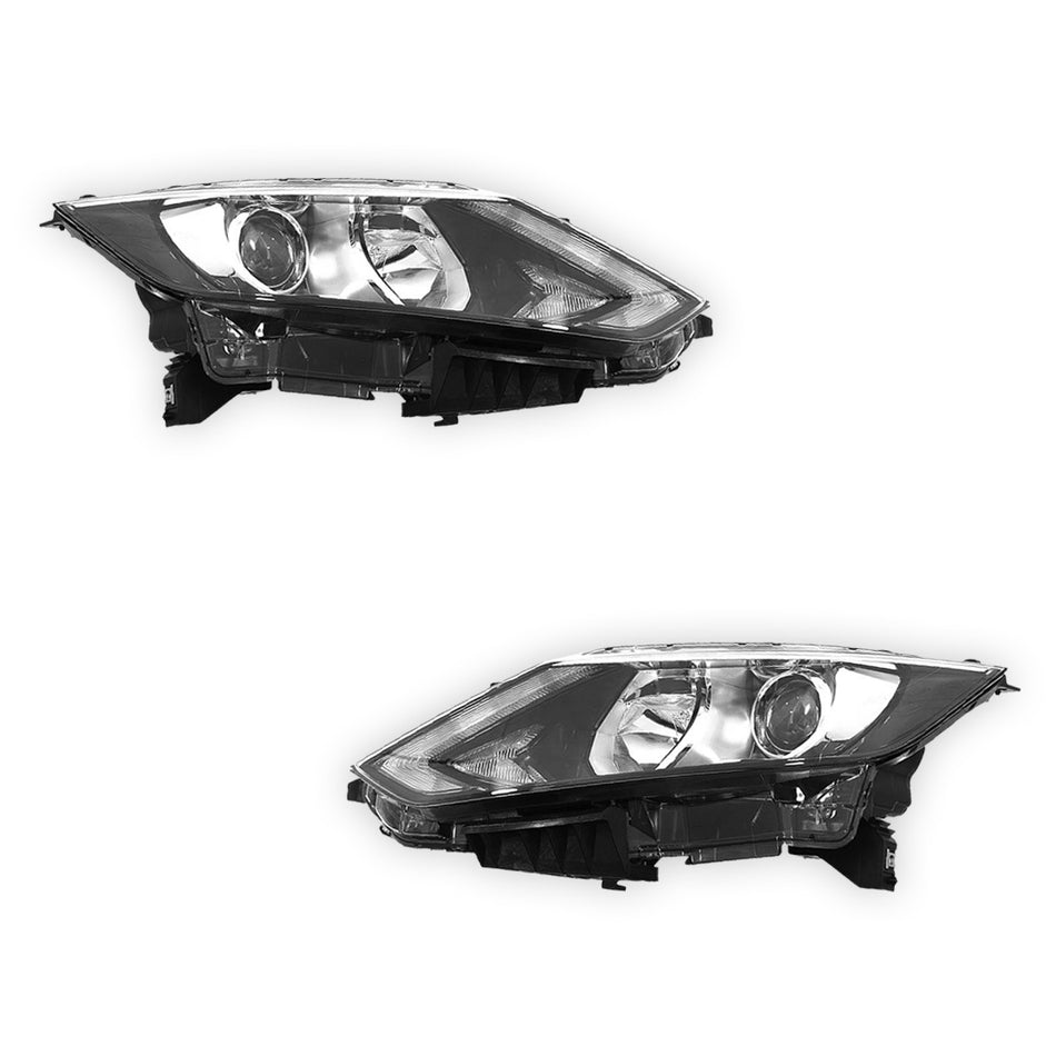 Nissan Qashqai J11 Series 1 (2014 - 2017) OEM Style Headlights LH + RH