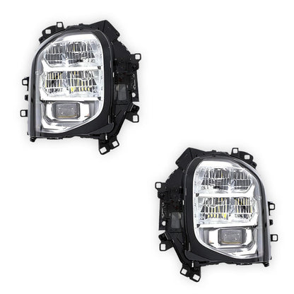 Mitsubishi Outlander ZM (2021 - 2025) Genuine Clear / Black LED Headlights LH + RH