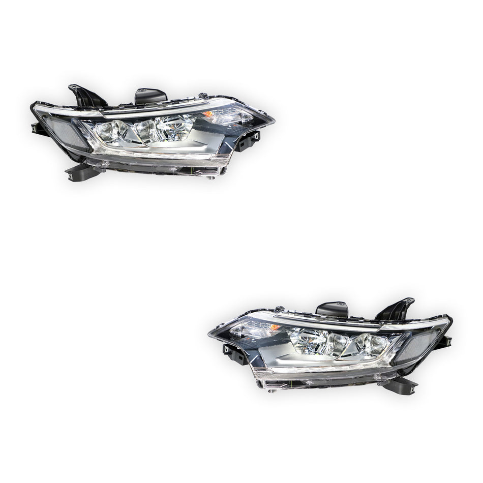 Mitsubishi Outlander ZK (2015 - 2018) Genuine Clear / Black Xenon Headlights LH + RH