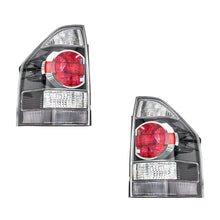 Mitsubishi Pajero NS / NT 2-Door (2006 - 2011) Clear / Black OEM Style Tail Lights LH + RH
