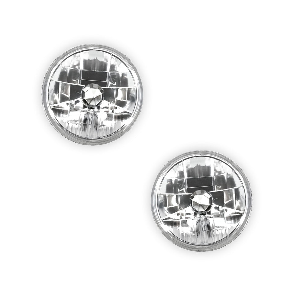 Mitsubishi Pajero NG (1989 - 1990) Glass Diamond Halogen OEM Style Headlights LH + RH