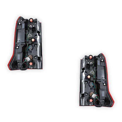 Mitsubishi Triton MV (2023 - 2025) Genuine Red / Clear LED Tail Lights LH + RH