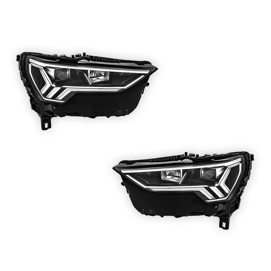 Audi Q3 F3 (2018 - 2022) Genuine LED Headlights LH + RH