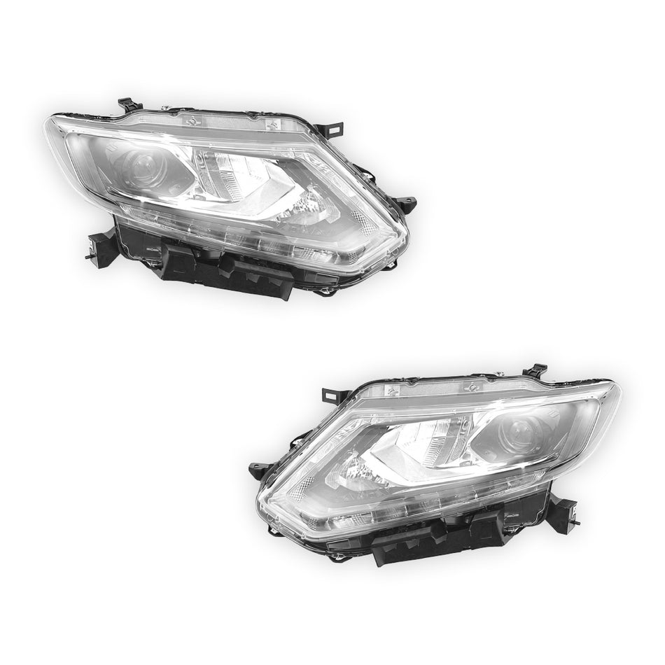 Nissan X-Trail T32 Series 1 (2014 - 2017) OEM Style LED Projector Headlights LH + RH
