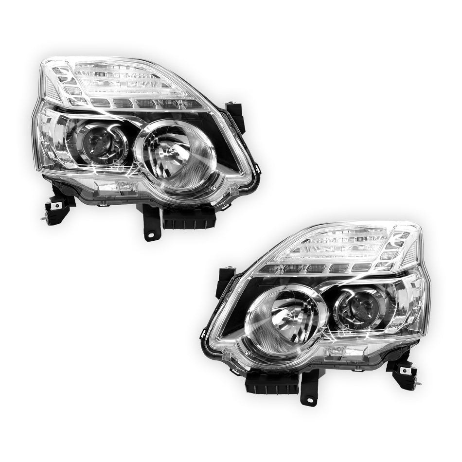 Nissan X-Trail T31 Series 2 (2010 - 2014) OEM Style Xenon Headlights LH + RH