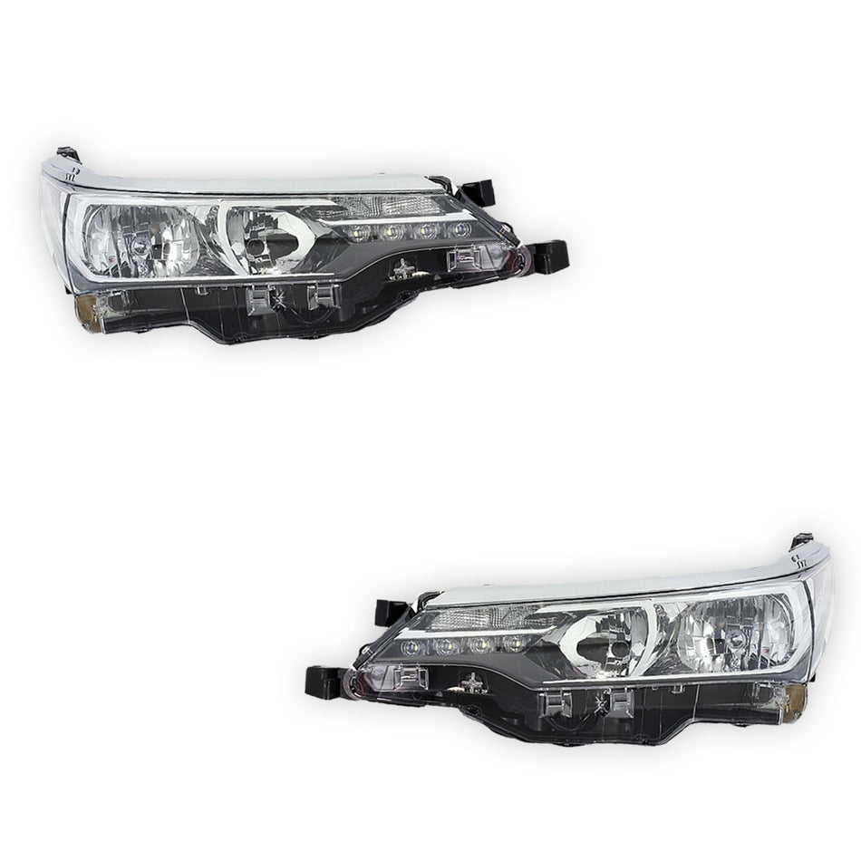 Toyota Corolla ZRE172 (2016 - 2019) OEM Style Headlights LH + RH