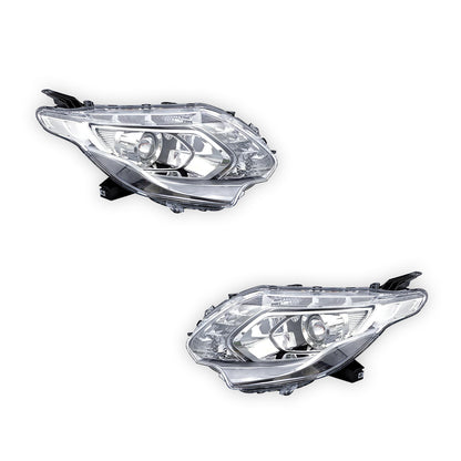 Mitsubishi Triton MQ (2015 - 2018) Clear / Black  Xenon OEM Style Headlights LH + RH
