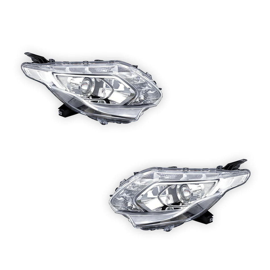 Mitsubishi Triton MQ (2015 - 2018) Clear / Black  Xenon OEM Style Headlights LH + RH