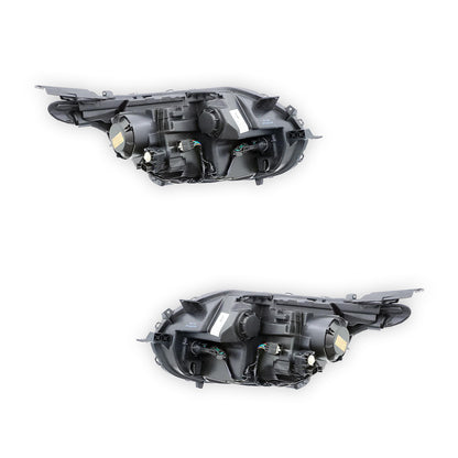 Mitsubishi Triton MQ (2015 - 2018) Clear / Black  Xenon OEM Style Headlights LH + RH