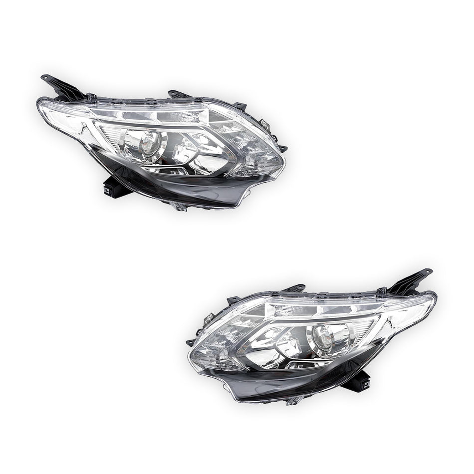 Mitsubishi Triton MQ (2015 - 2018) Black OEM Style Headlights LH + RH