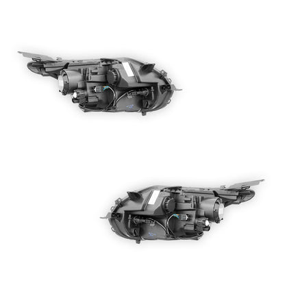 Mitsubishi Triton MQ (2015 - 2018) Black OEM Style Headlights LH + RH