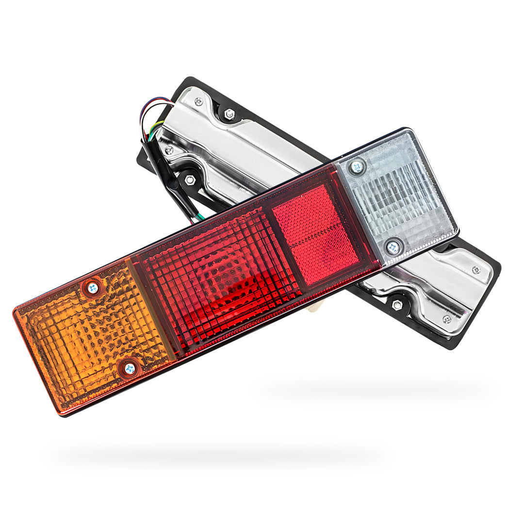 Mitsubishi Triton MQ (2015 - 2018) Clear / Read Halogen  OEM Style Tail Lights LH + RH
