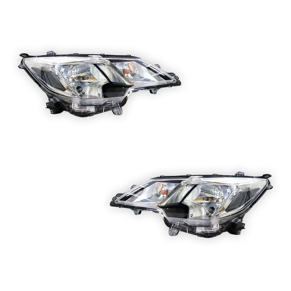 Mitsubishi Mirage LA (2020 - 2023) Genuine Black Headlights LH + RH