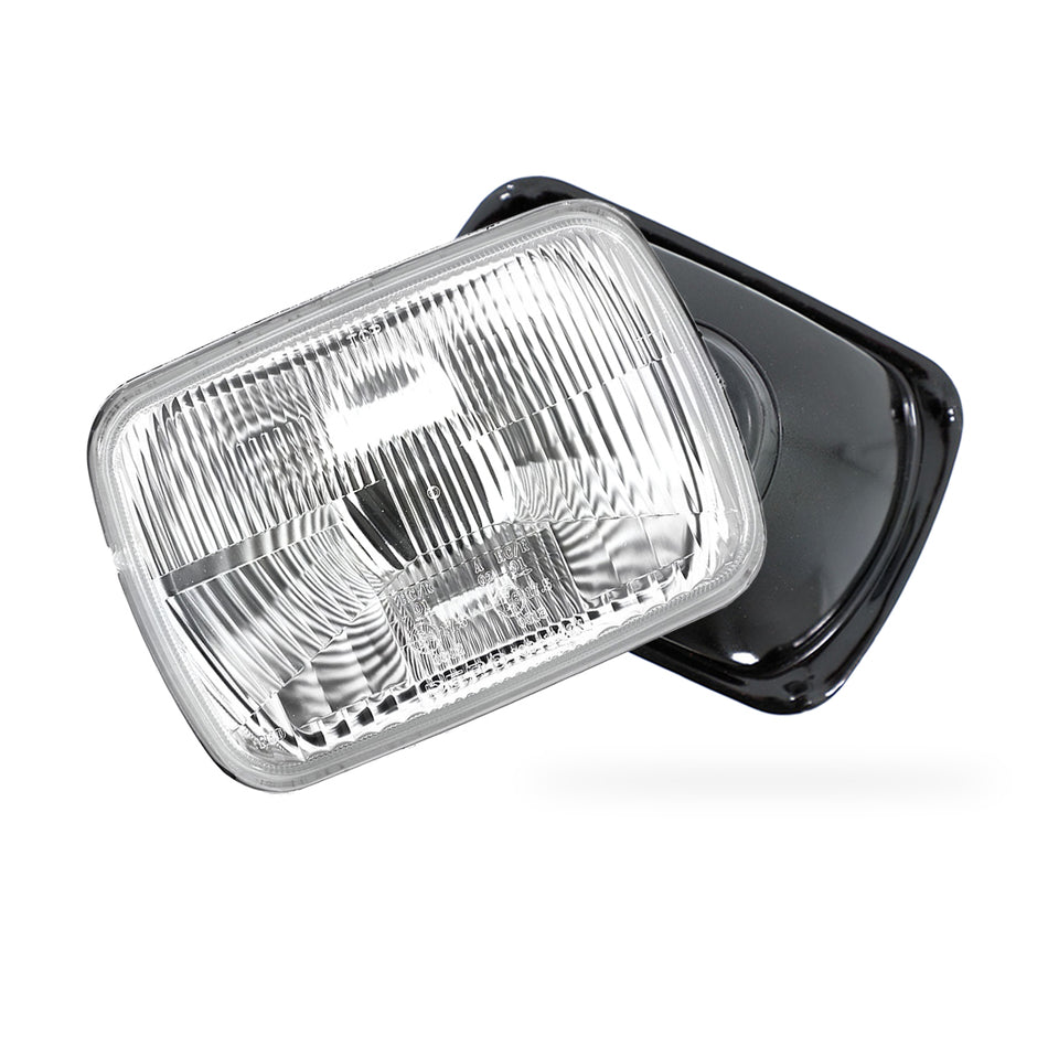 Nissan 180SX S13 Series 2 (1991 - 1994) Chrome Plastic OEM Style Headlights LH + RH