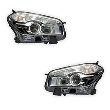 Nissan Dualis J10 (2010 - 2014) Genuine Clear / Black Halogen Headlights LH + RH
