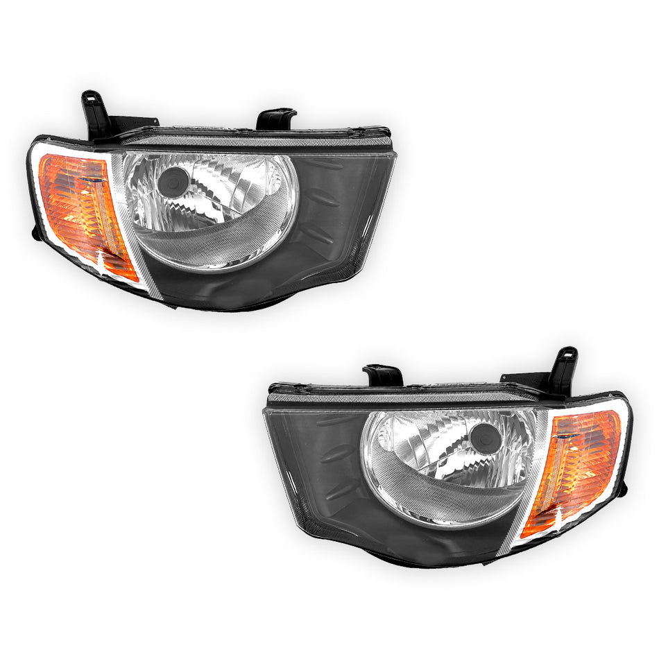 Mitsubishi Triton ML (2006 - 2009) OEM Style Headlights LH + RH