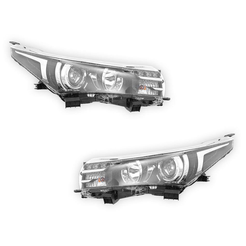 Toyota Corolla E170 (2013 - 2016) Genuine Headlights LH + RH