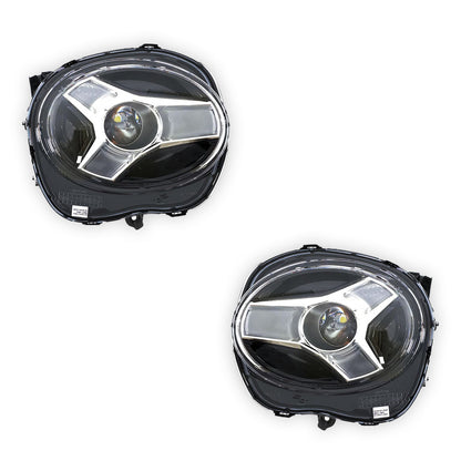 Nissan Juke F16 (2020 - 2025) Genuine Black / Chrome LED Headlights LH + RH