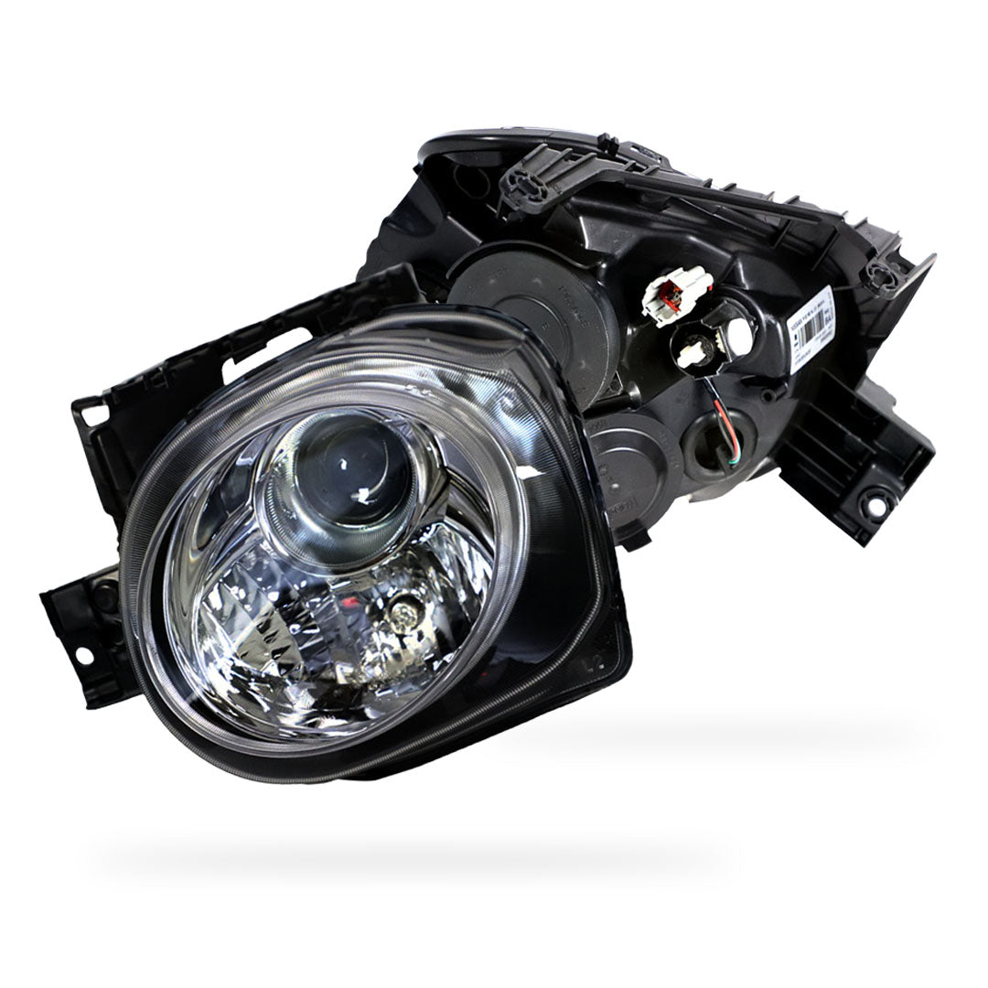 Nissan Juke F15 (2014 - 2020) Genuine Sealed Clear / Chrome Halogen Projector Headlights LH + RH