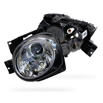 Nissan Juke F15 (2014 - 2020) Genuine Sealed Clear / Chrome Halogen Projector Headlights LH + RH