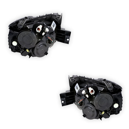 Nissan Juke F15 (2014 - 2020) Genuine Sealed Clear / Chrome Halogen Projector Headlights LH + RH