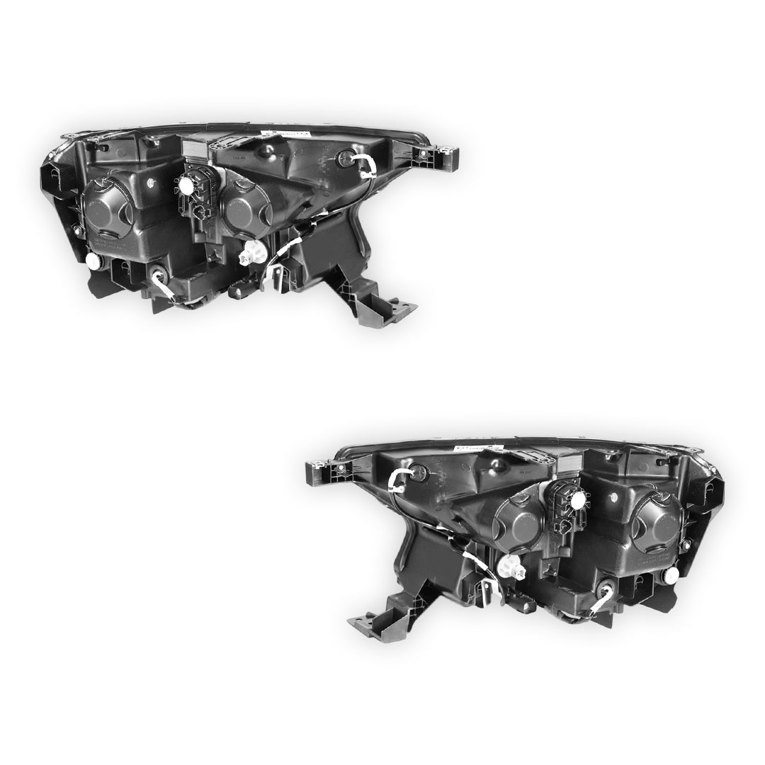 Ford Everest UA (2015 - 2018) Genuine Black Ambiente Headlights LH + RH