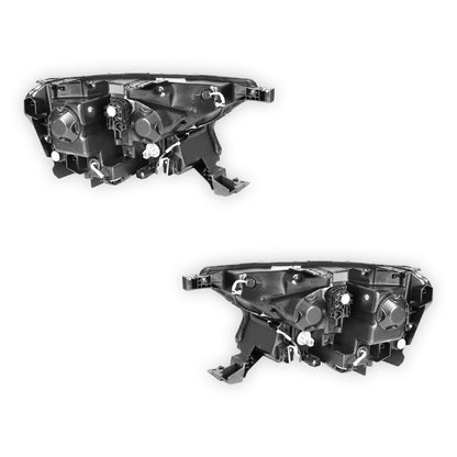Ford Everest UA (2015 - 2018) Genuine Black Ambiente Headlights LH + RH