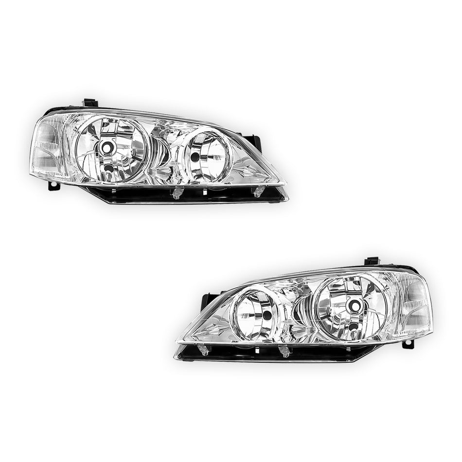 Ford Fairlane BA (2003 - 2005) OEM Style Headlights LH + RH