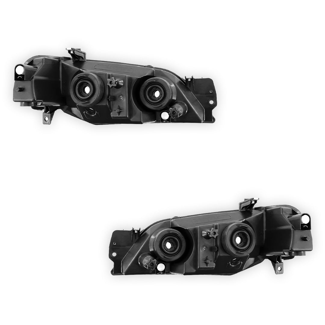 Ford Falcon BF Series 1 XT (2005 - 2006) Black OEM Style Headlights LH + RH