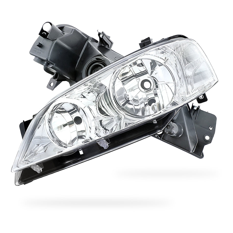 Ford Falcon BA Series 2 (2003 - 2005) OEM Style Headlights Chrome Reflector LH + RH