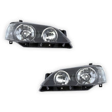 Ford Falcon BA Series 1 & 2 VT (2002 - 2005) Black OEM Style Headlights LH + RH