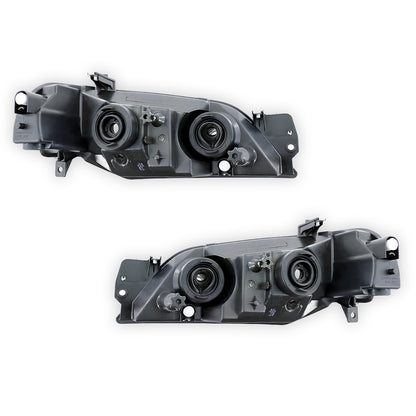 Ford Falcon BA Series 1 & 2 (2002 - 2005) Chrome OEM Style Headlights LH + RH