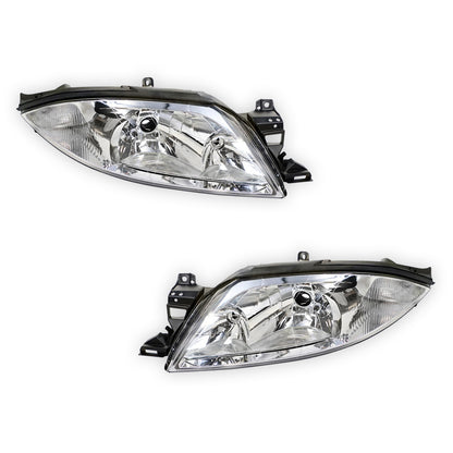 Ford Falcon AU Series 1 & 2 & 3 (1998 - 2002) Chrome Headlights LH + RH