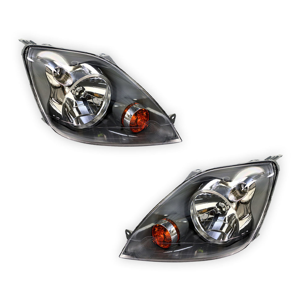 Ford Fiesta WQ (2005 - 2008) OEM Style Headlights LH + RH