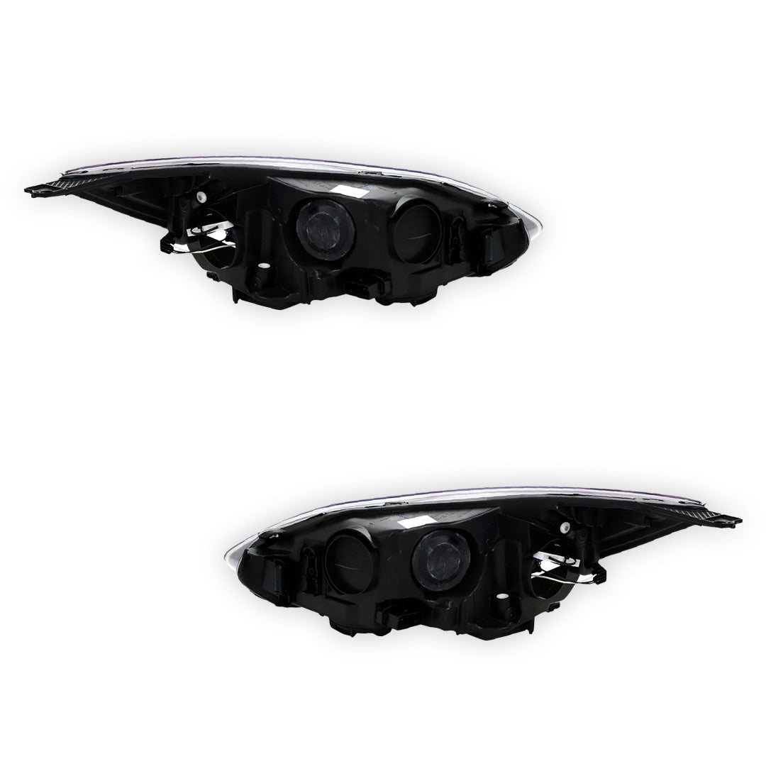 Ford Focus LW (2011 - 2015) Black OEM Style Headlights LH + RH