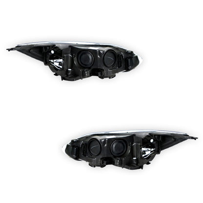 Ford Focus LW (2011 - 2012) Chrome OEM Style Headlights LH + RH