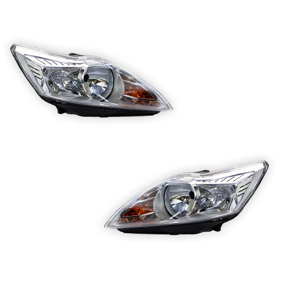 Ford Focus LV (2009 - 2011) OEM Style Headlights LH + RH