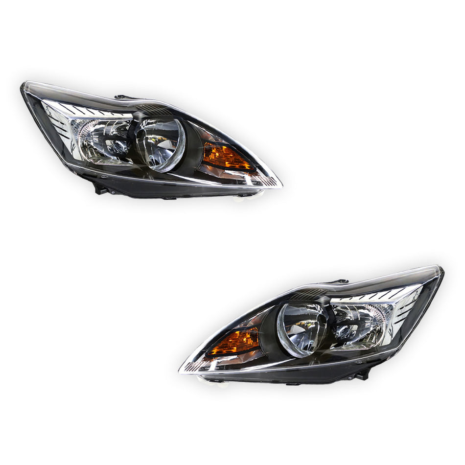 Ford Focus LV (2009 - 2011) OEM Style Headlights LH + RH